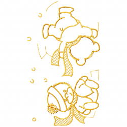 Teddy Embroidery Design 7 Teddy Embroidery Design 7